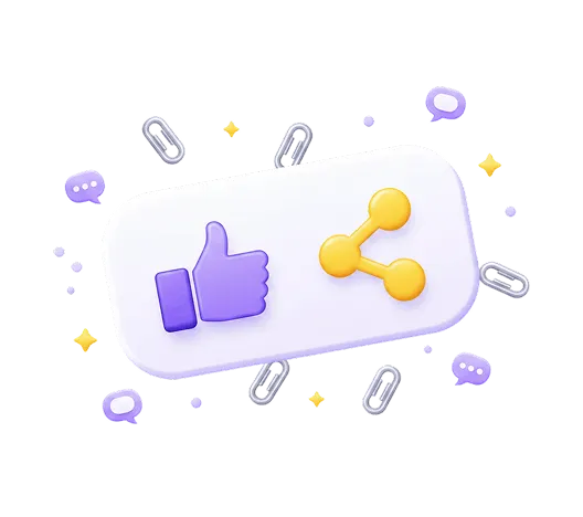 Facebook post with a short link leading to a landing page, event, or offer with analytics