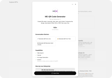 Integration with ChatGPT