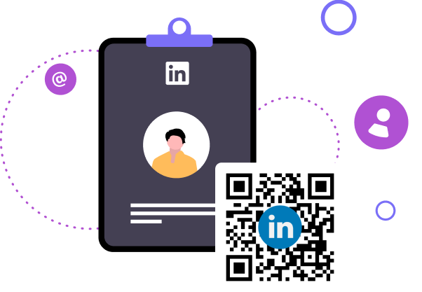 QR code for profile in Linkedin