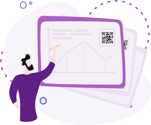 מטרות עסק וקוד QR