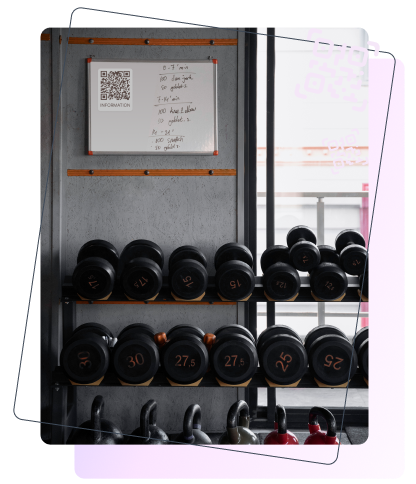 URL QR Codes for Fitness Centers and Gyms